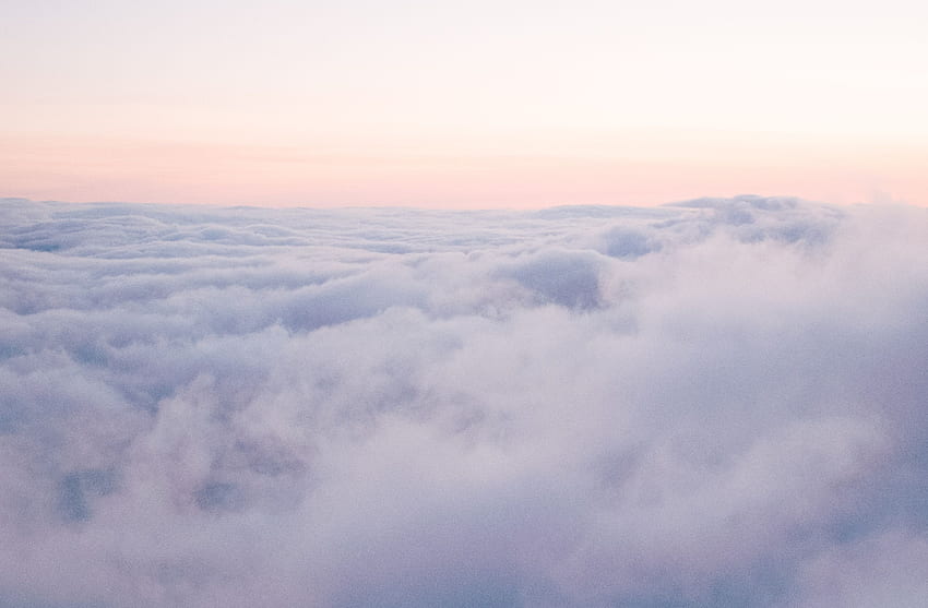 aerial, cloudscape, oregon, light, from above, cloud, puffy, pastel, faded, sky, , PNG , summer, love , love, love background, nature, horizon, pink, white, aerial view. Cool, Pastel Scenery HD wallpaper