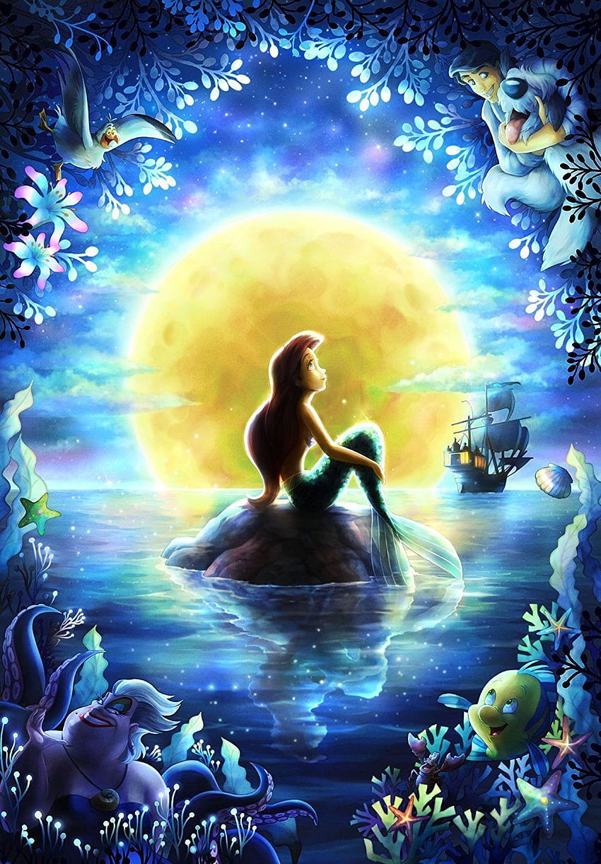 The Little Mermaid. Disney paintings, Disney drawings, Disney art, Little Mermaid Quotes HD phone wallpaper