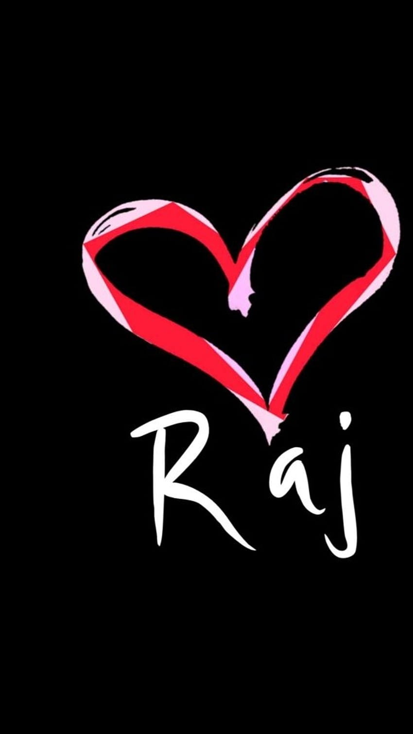 R Name, Raj, Heart HD phone wallpaper | Pxfuel