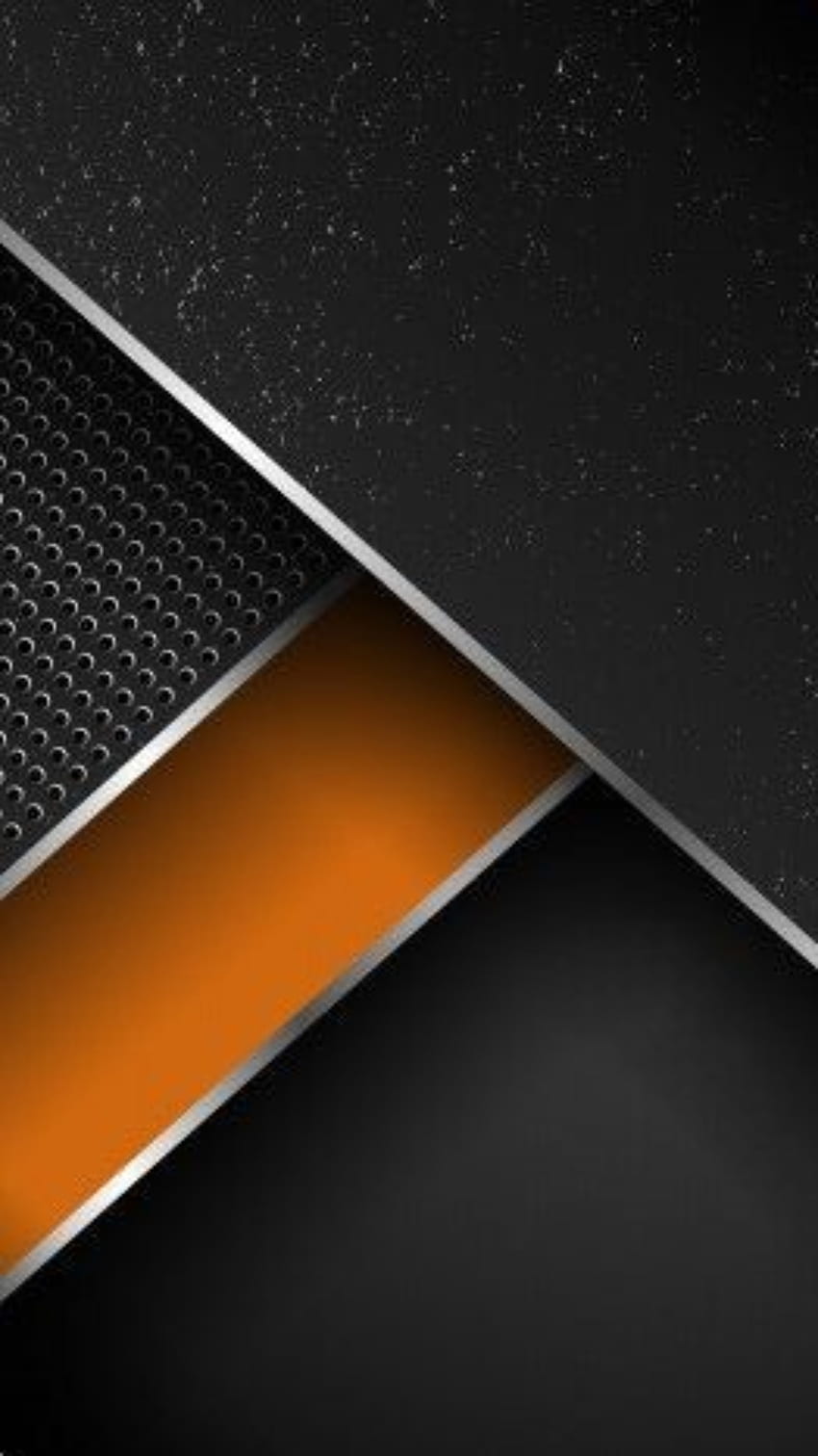 Cutie, tech, new, texture, black, pattern, gold, orange, 3d, material, material property, modern, flat, future, , design, layers, silver, overlayed, , lines, mesh HD phone wallpaper