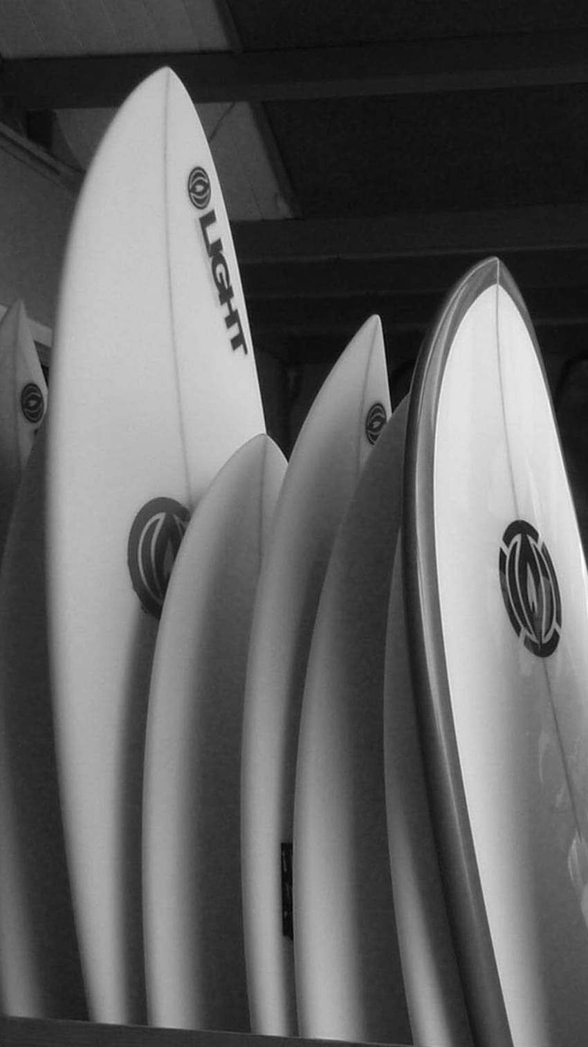 Surf iPhone, surf en blanco y negro fondo de pantalla del teléfono