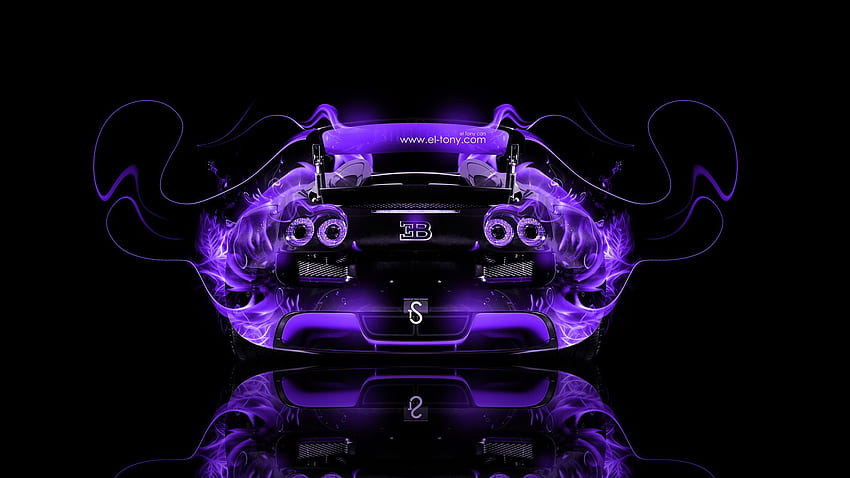 Gold Bugatti Veyron with Neon. bugatti veyron fire abstract car HD wallpaper  | Pxfuel