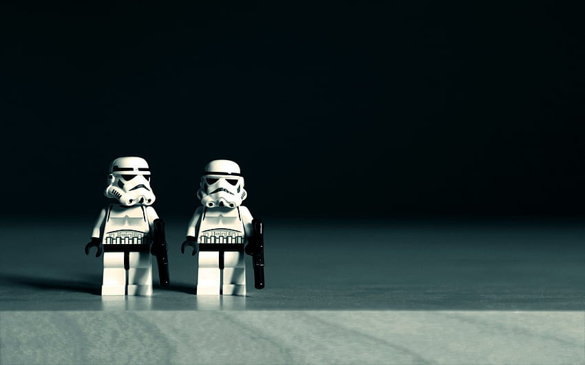 Stormtroopers Star Wars Lego Toys Desk - ZoomWalls HD wallpaper