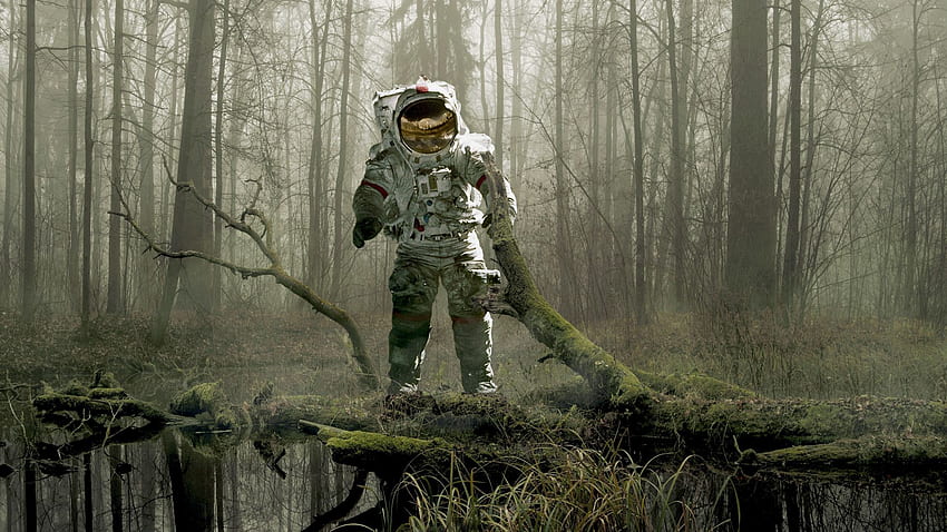 Astronaut, Forest, Earth, Space Suit, , , , Background, Fc6a4d HD wallpaper