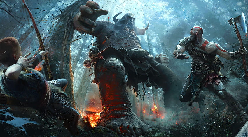 Yeni Savaş Tanrısı: Kratos Neden Şimdi İskandinav Mitolojisinde, En İyi Yunan Mitolojisinde HD duvar kağıdı