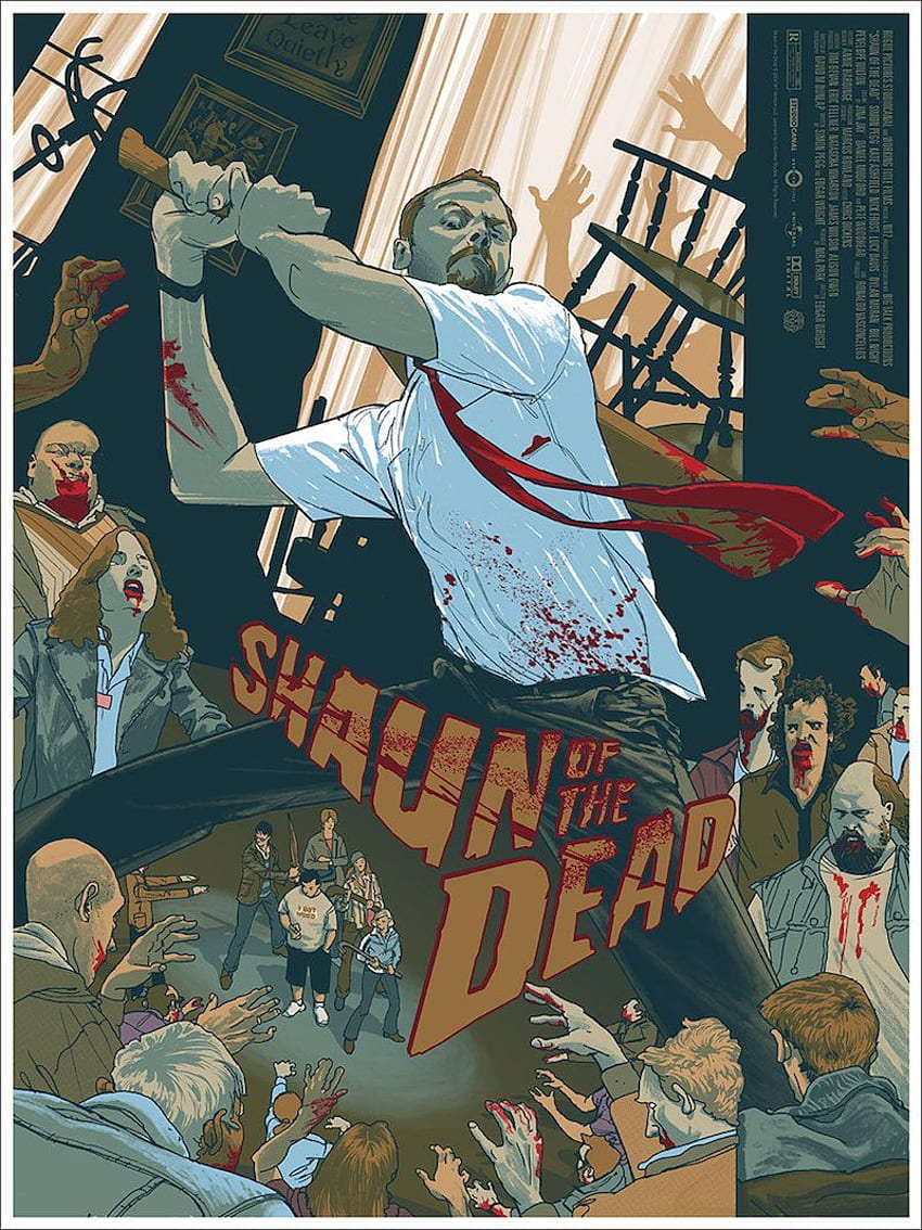 Locandina del film Horror of Dracula (francese) - Dimensioni (60,96 cm x, Shaun of the Dead Sfondo del telefono HD