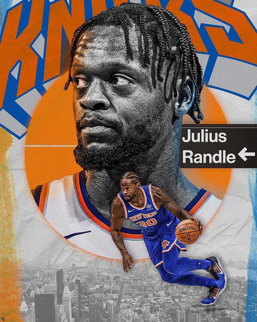 Hier ist eine Grafik von Julius Randle, die ich gemacht habe! : R NYKnicks HD-Handy-Hintergrundbild