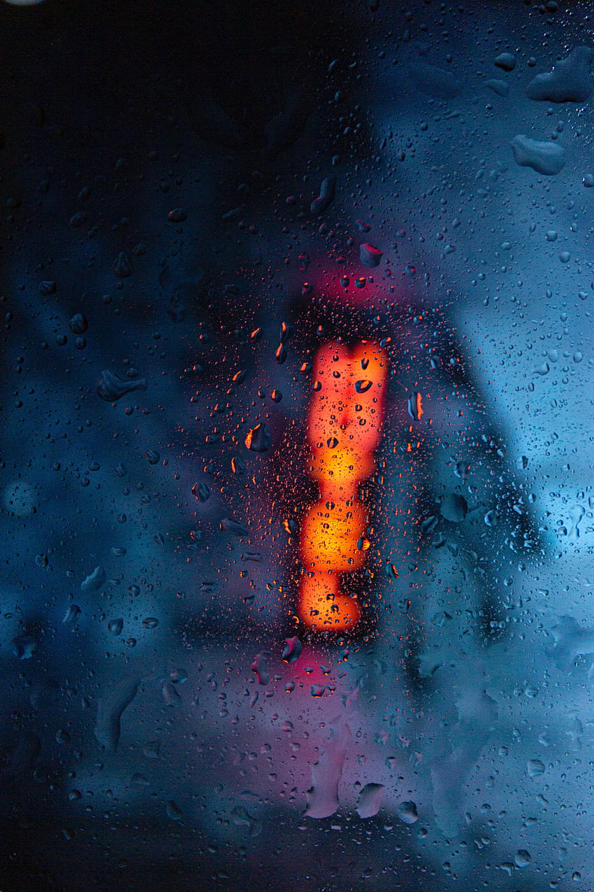 Water, Drops, Macro, Wet, Blur, Smooth, Glass HD phone wallpaper