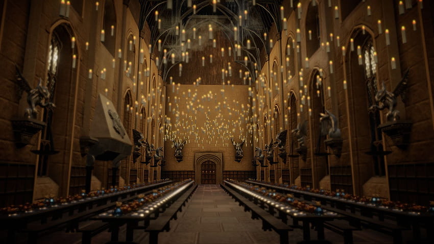 ArtStation - Harry Potter - Sala Grande di Hogwarts - Sketchfab Sfondo HD
