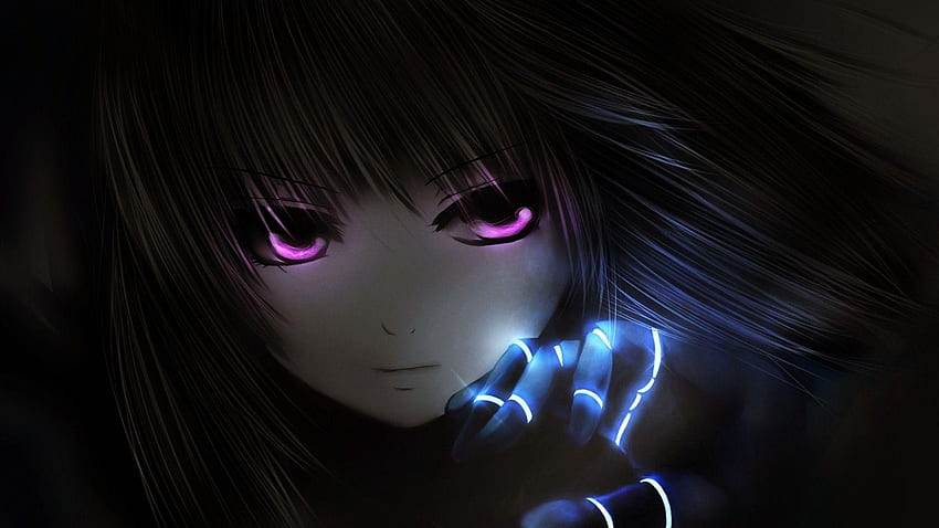 Anime Girl Sad Dark, Cute Anime Girl Dark Sfondo HD