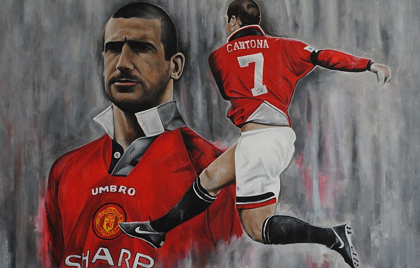 Manchester United, The Frenchman, Eric Cantona, King Eric for , section спорт HD wallpaper
