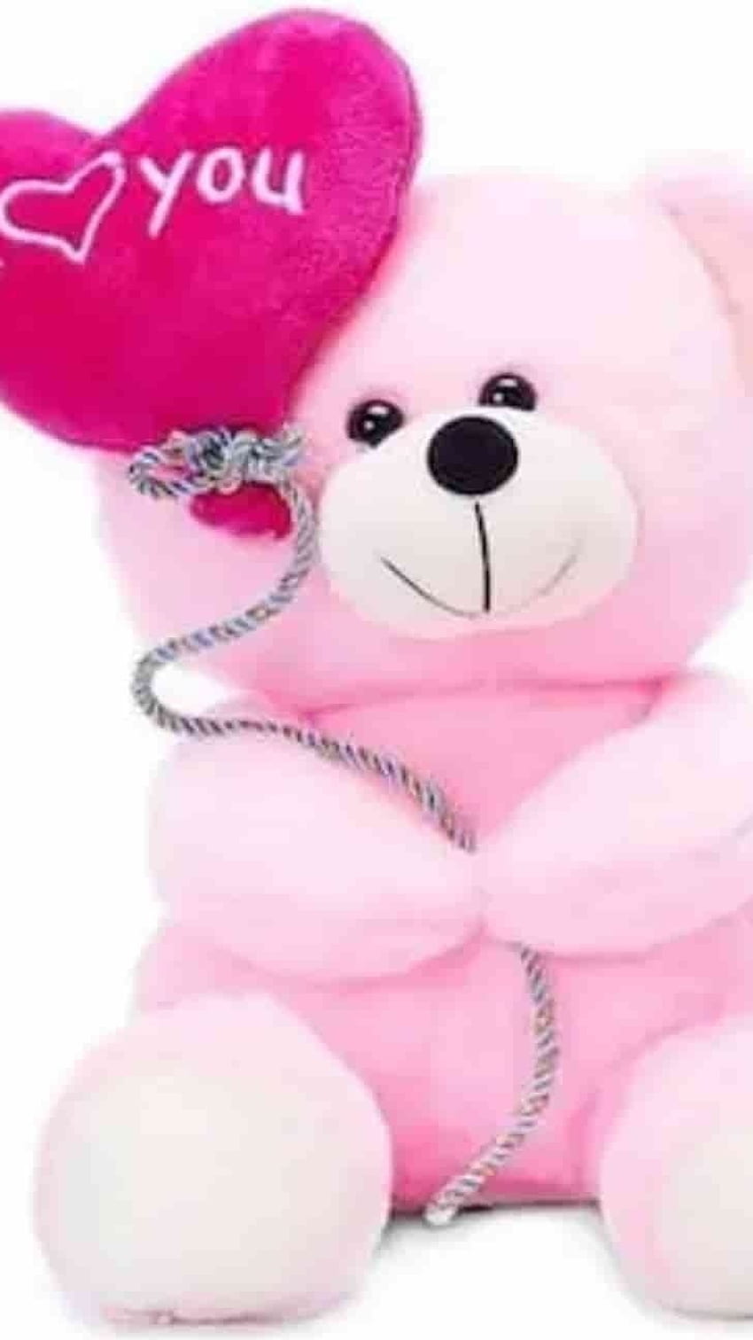 Teddy Bear Love, Pink HD phone wallpaper