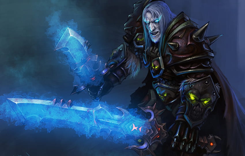 lihat, senjata, pedang, WoW, World of Warcraft, Death Knight, seni, bilah, Warcraft, ksatria kematian untuk , bagian игры Wallpaper HD