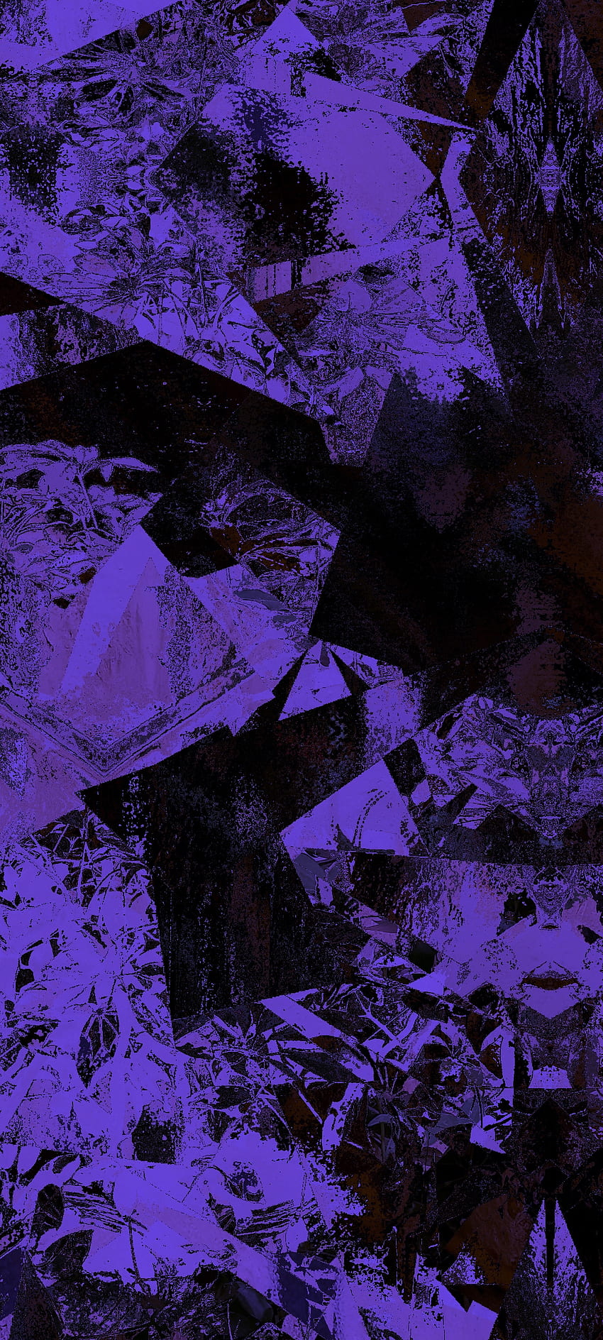 Purlack, art, black, dark, purple, morado, oscuro, arte HD phone wallpaper