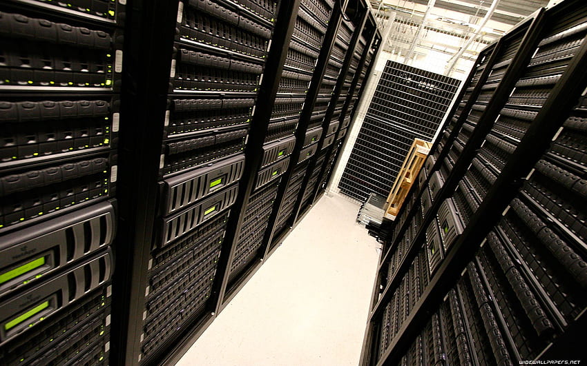 Datacenter servers and wide HD wallpaper