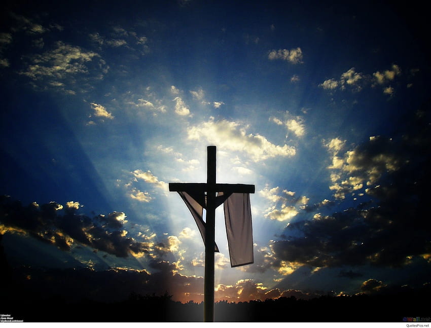 Religiöses Kreuz und Hintergrund, christliche Kreuze HD-Hintergrundbild