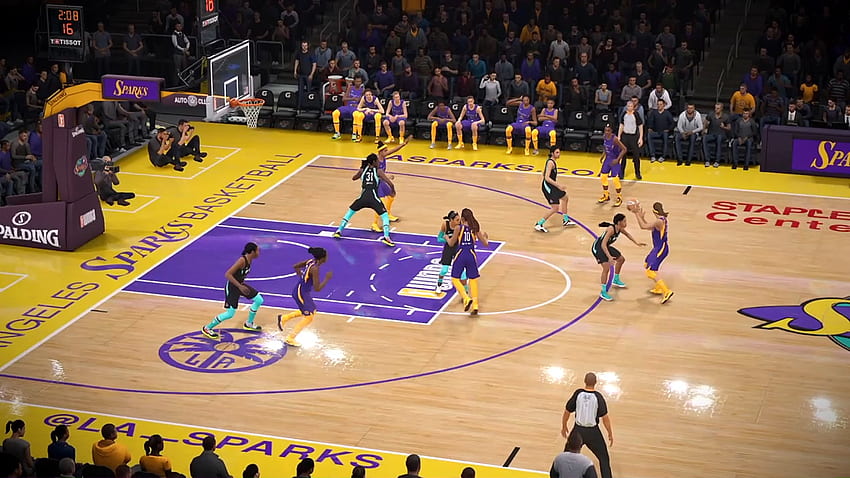 WNBA New York Liberty vs. LA Sparks Top 3: NBAlive, Los Angeles Sparks HD-Hintergrundbild