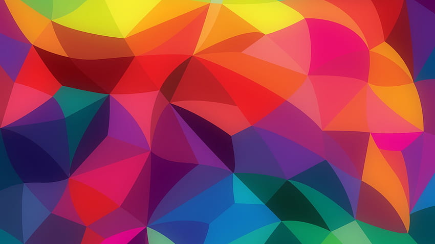 para, portátil. padrão de cores abstratas do arco-íris papel de parede HD