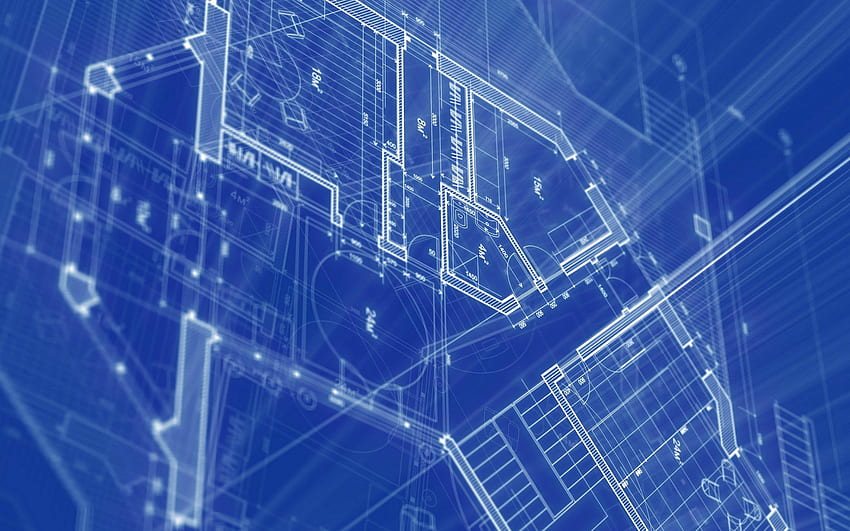Blueprint Background - PowerPoint Background for PowerPoint Templates HD wallpaper