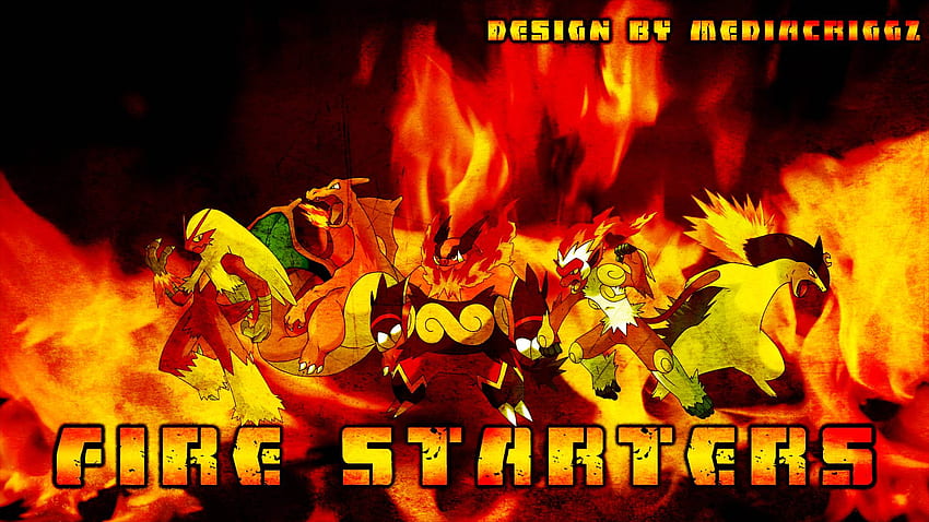 Fire Pokémon, Starter Pokemon Cool HD wallpaper