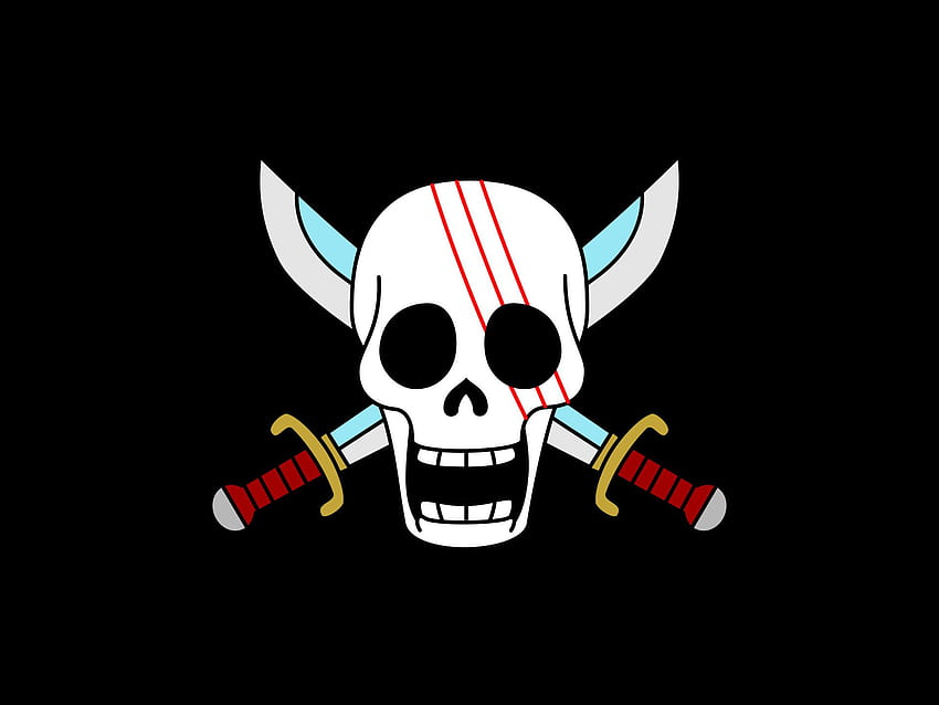 One Piece Shanks, One Piece Jolly Roger HD тапет