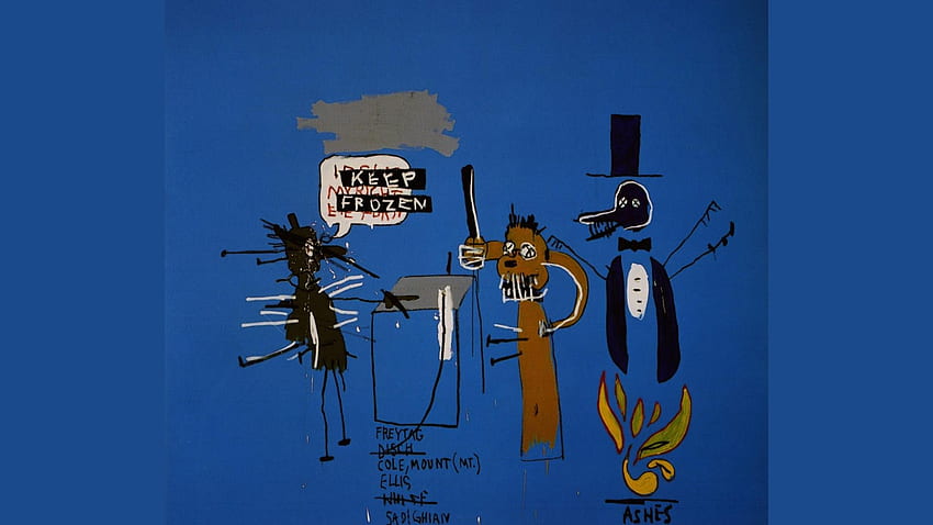 Basquiat Gemälde Kunst HD-Hintergrundbild