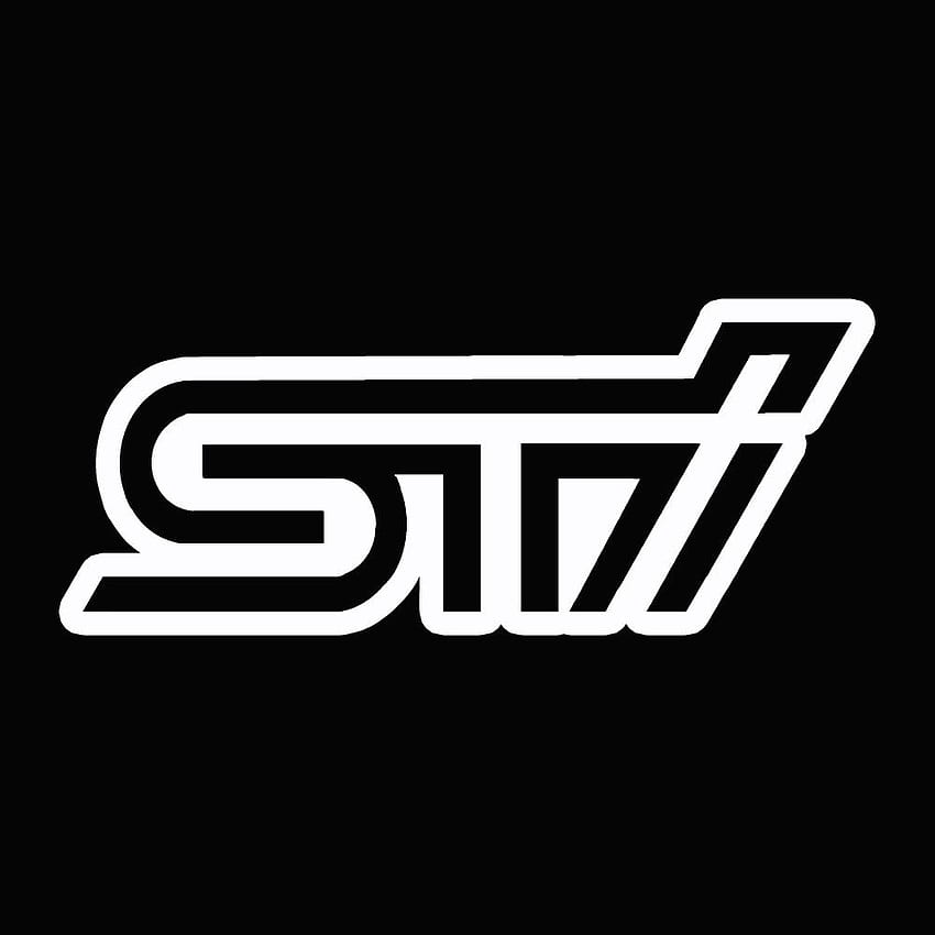 Logotipo de STI, logotipo de Subaru fondo de pantalla del teléfono
