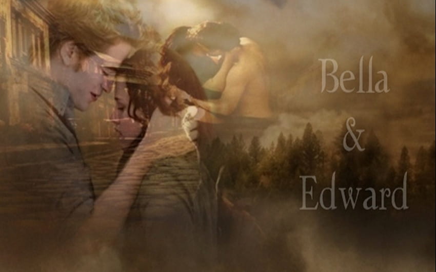 Edward ve Bella, alacakaranlık, edward, bella HD duvar kağıdı