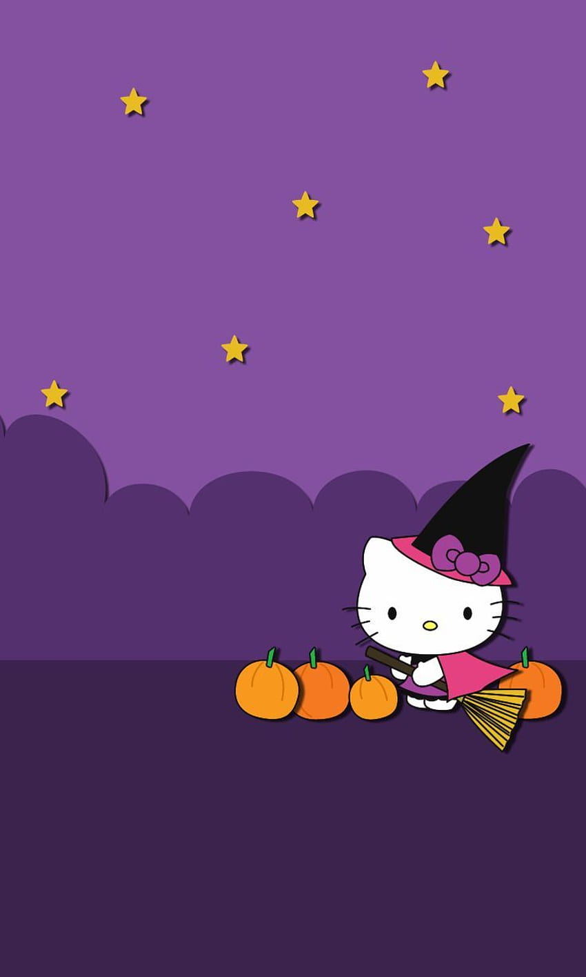 Hello kitty Halloween Find more Autumn & other seasonal for your HD phone wallpaper