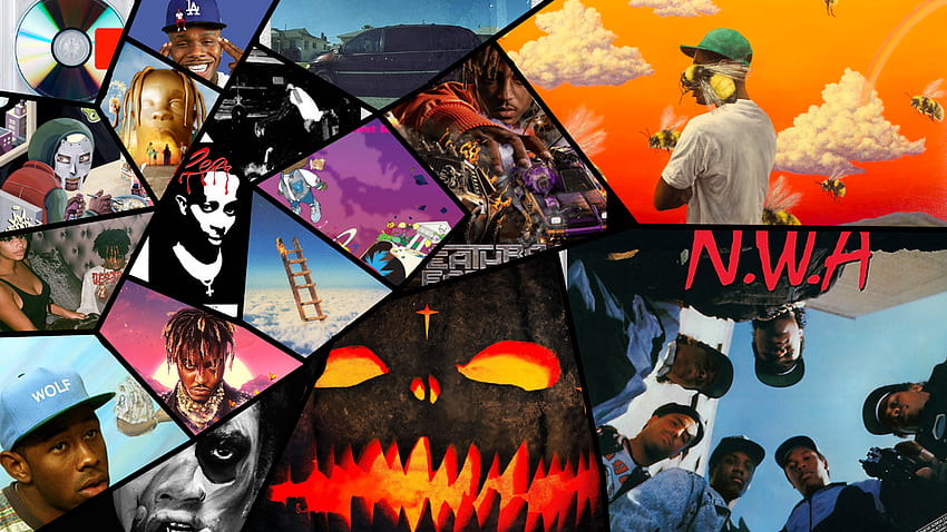 I Made A Album Cover Collage ! : R Rap, Rappers Collage HD wallpaper
