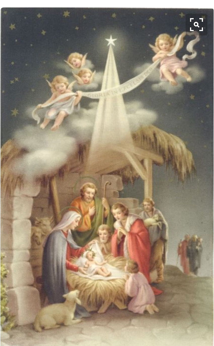 Happy Birtay Jesus. I love Christmas!. Christmas, Nativity, Vintage Nativity Christmas Christian HD phone wallpaper