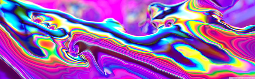 Abstract Iridescent Liquid Art Ultra Background за: мултидисплей, двоен и троен монитор, черно-бяло течно изкуство HD тапет