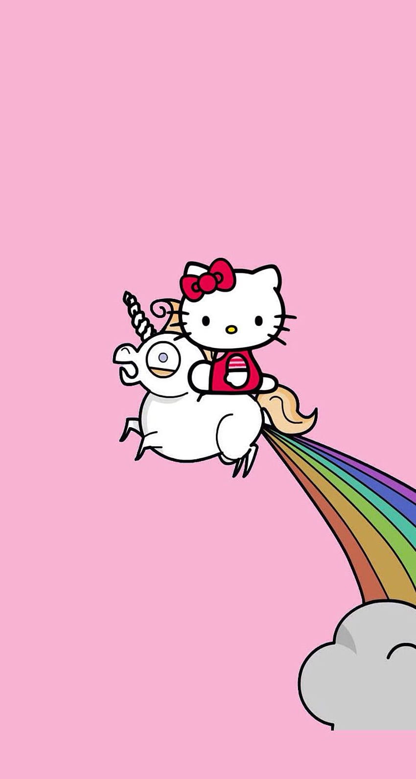 Yolanda Thomas Mazon on It's Cherry pink. Hello kitty, Unicorn Poop HD phone wallpaper
