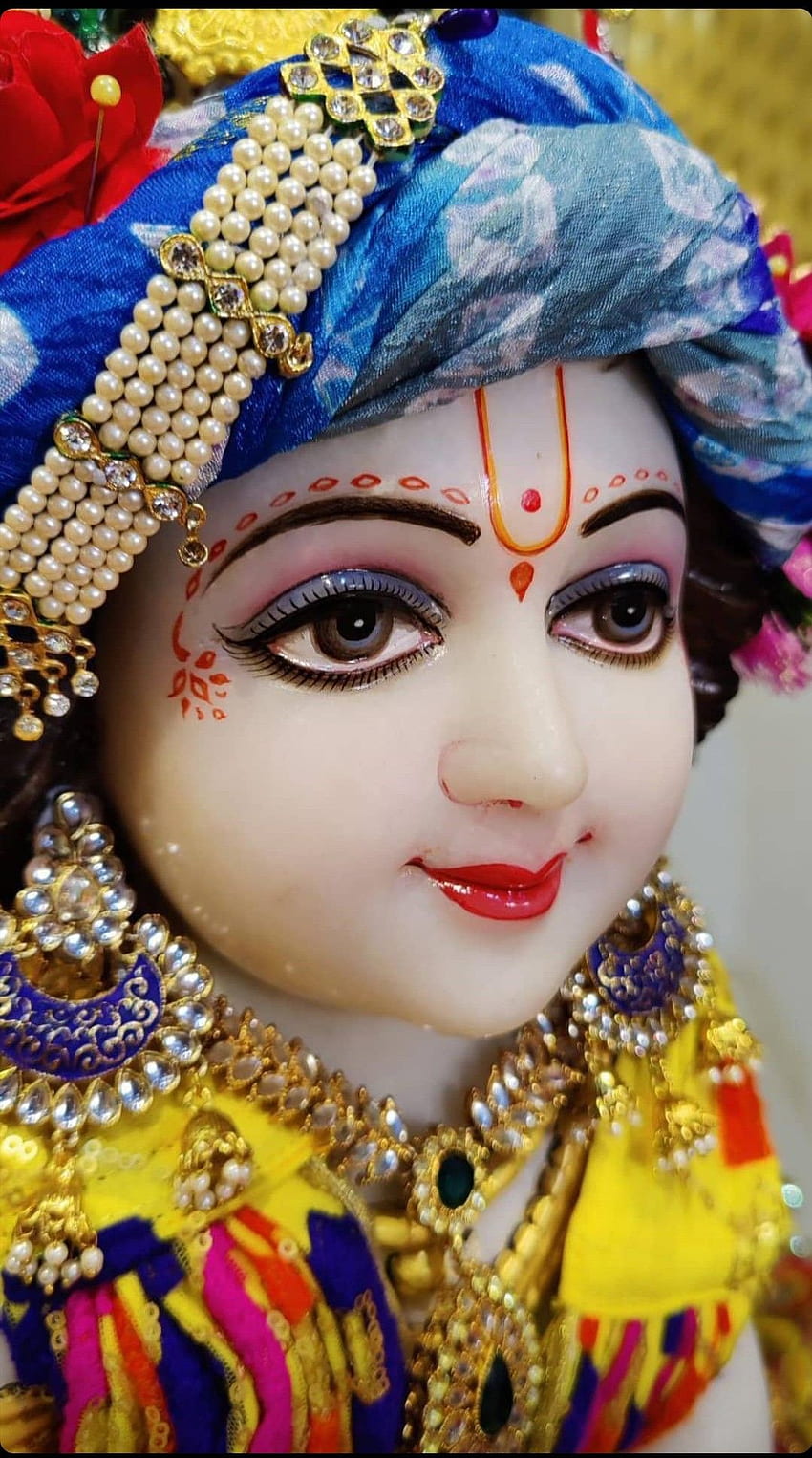 red en laddu Gopal ji. Señor krishna, arte de Radha krishna, Shree krishna fondo de pantalla del teléfono