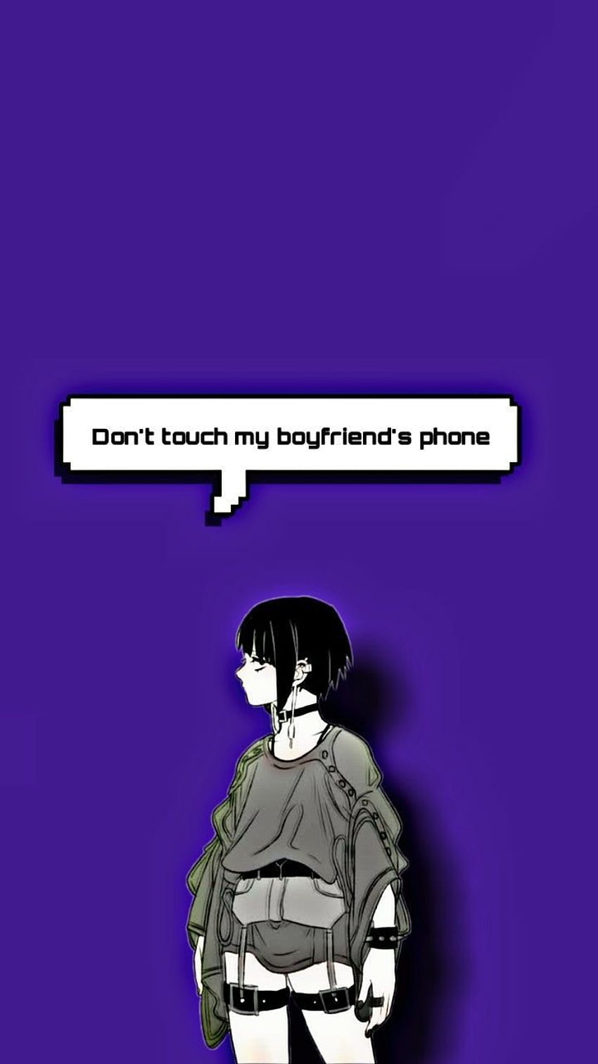 Ichigo dont touch my boyfriend phone wallpaper.  Anime, Anime wallpaper  phone, Anime wallpaper iphone