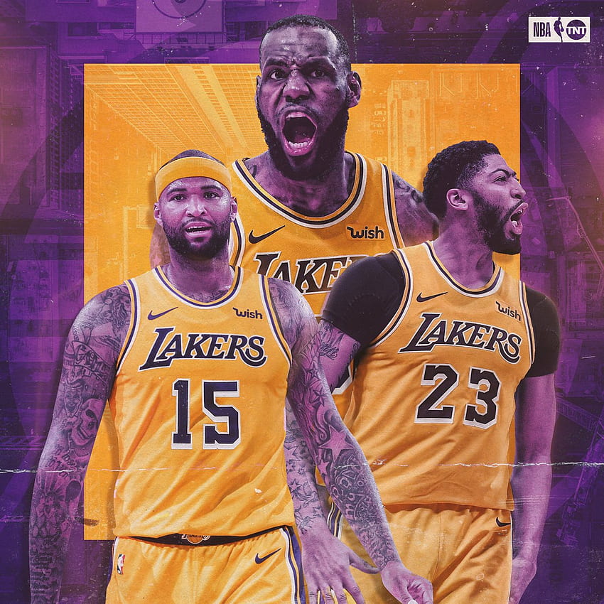 NBA On TNT The New Look Lake Show, Lebron and Anthony Davis HD phone wallpaper