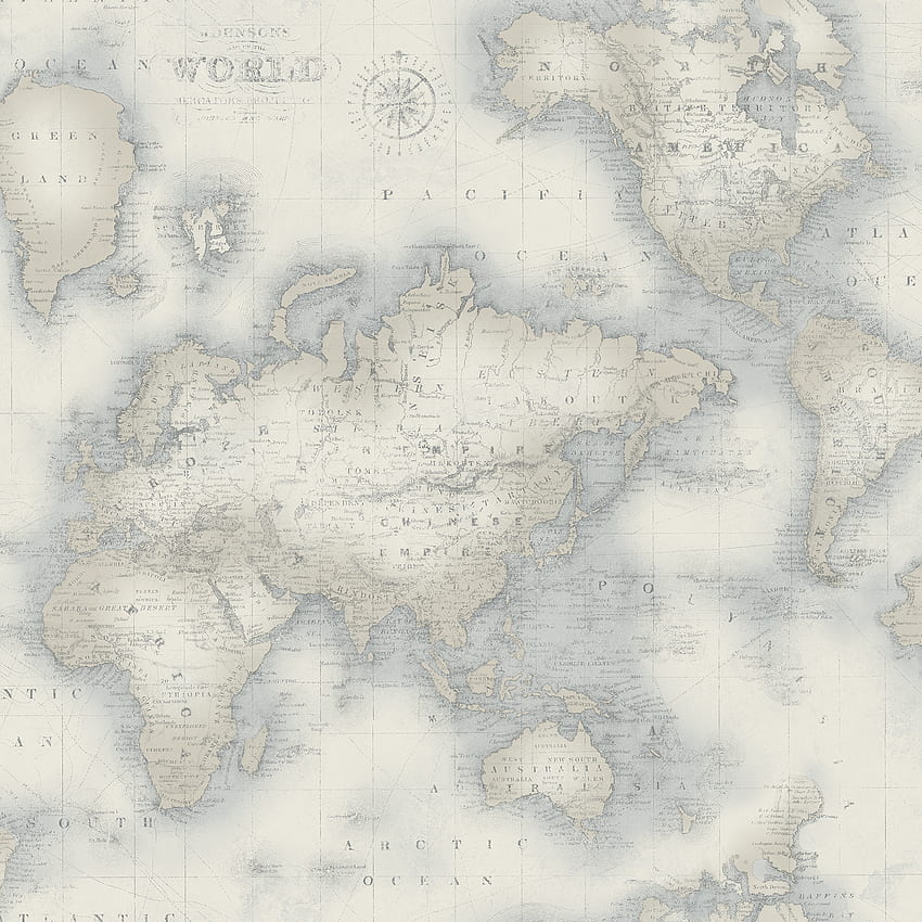 Chesapeake Mercator Blue World Map, World Atlas HD phone wallpaper