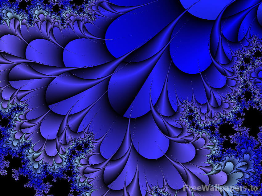 BEAUTIFUL,BLUE COLOR, blue, color, fantasy, leaf, beautiful HD wallpaper