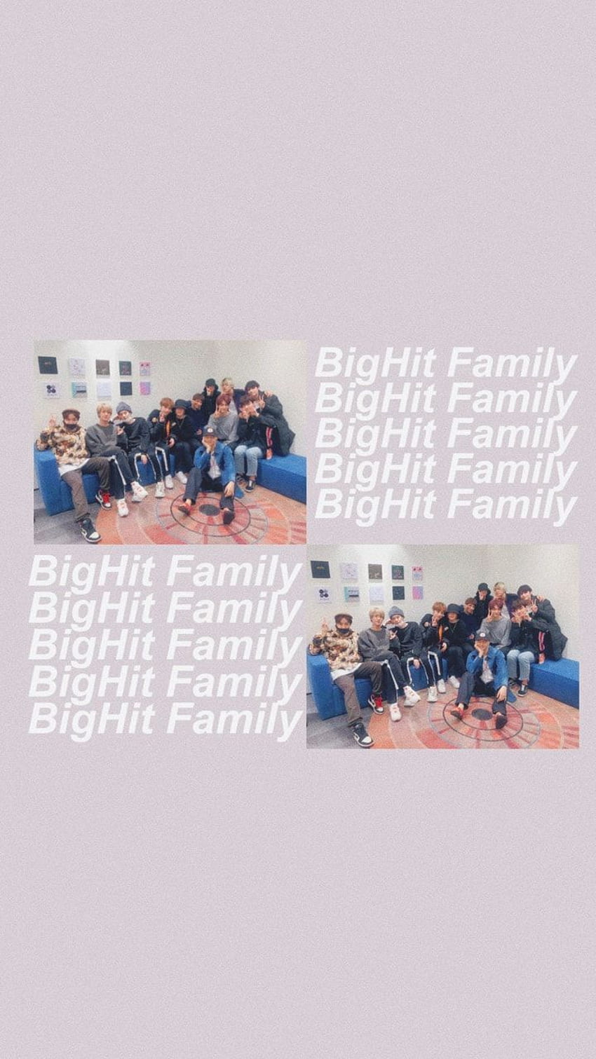 Bighit Family, TXT and BTS HD phone wallpaper