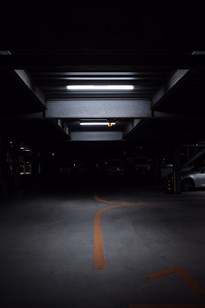 Parkplatz [Hauptquartier], leere Garage HD-Handy-Hintergrundbild