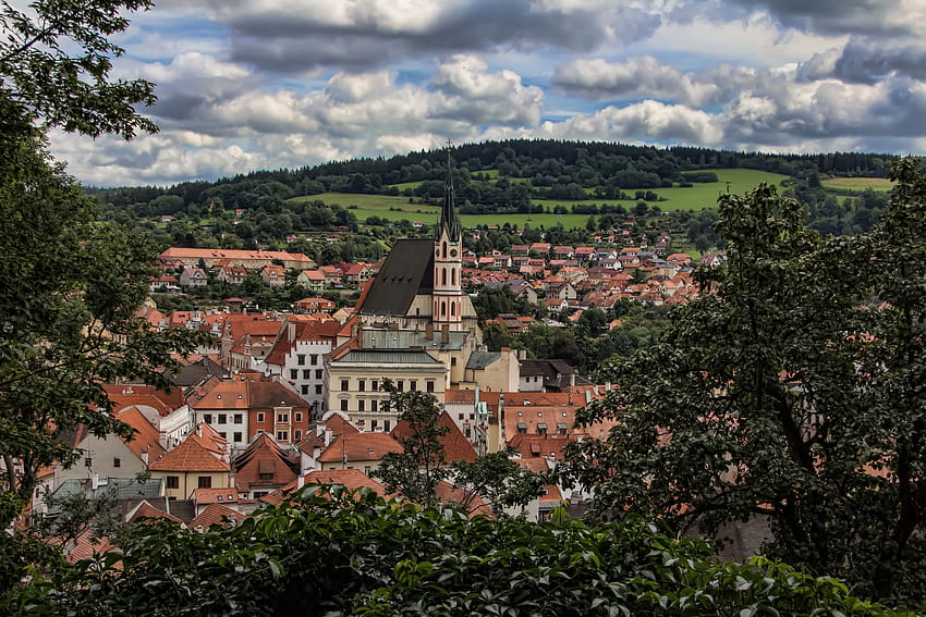 Städte, Bäume, Architektur, Gebäude, Tschechische Republik, Tschechien HD-Hintergrundbild