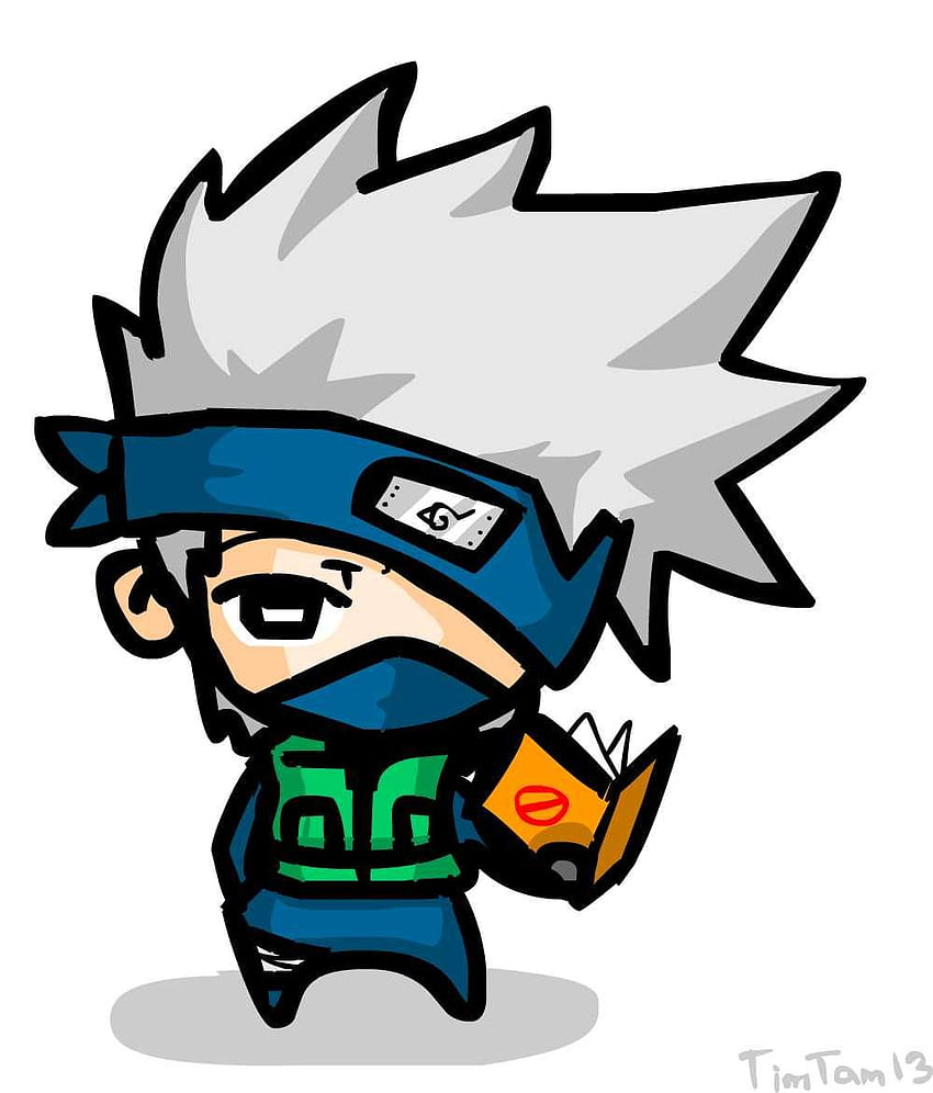 Desenho de Kakashi chibi para colorir - Tudodesenhos