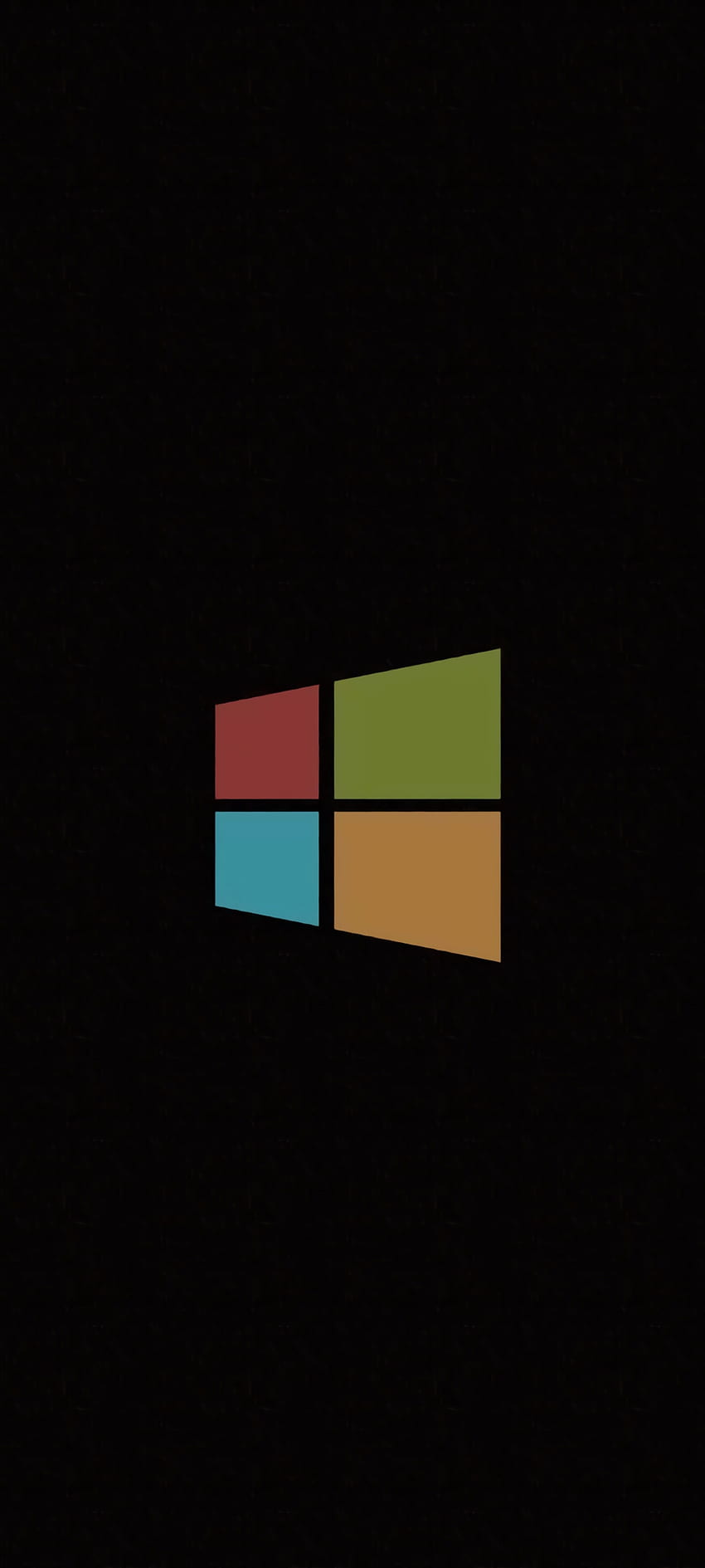 Logo systemu Windows w kolorze czarnym, amoled, projekt, oled, technologia, microsoft Tapeta na telefon HD