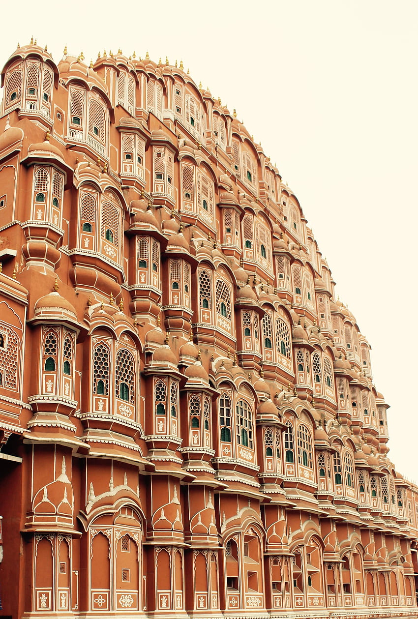 stock of hawamahal, Jaipur, pink city HD phone wallpaper