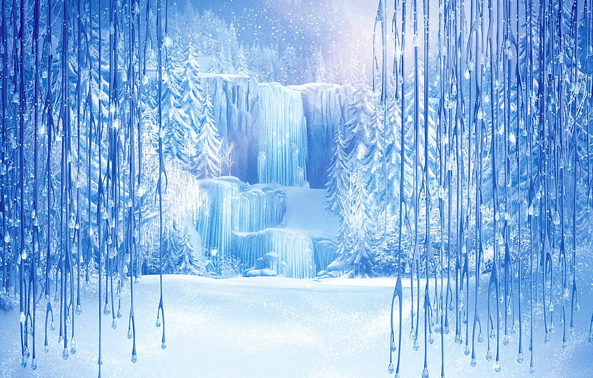 Snow, Snowflakes, Ice, Icicles, Frozen - Disney Winter -, Ice Snow HD wallpaper