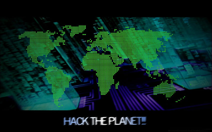 Anteprima relativa al computer di Hack The Planet, Hacker Room Sfondo HD