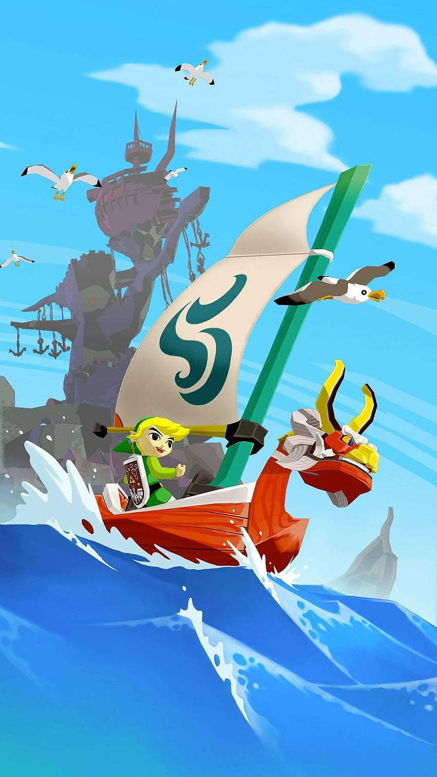 Dynamisches Android Zelda Wind Waker Handy HD-Handy-Hintergrundbild