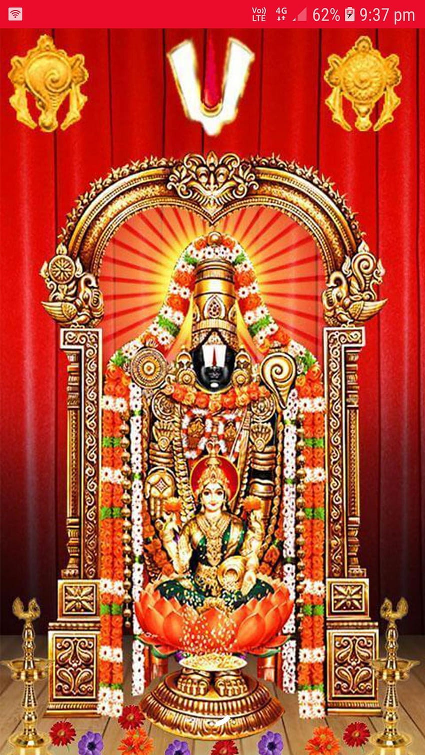 Tirupati Balaji Pan Wenkateśwara. dla Androida, Lord Venkatesha Tapeta na telefon HD