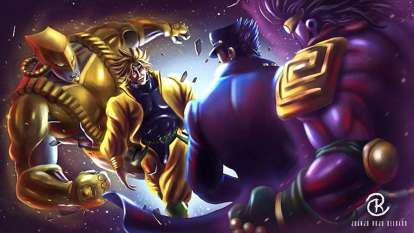 Jotaro gegen Dio, Jotaro Kujo gegen Dio HD-Hintergrundbild