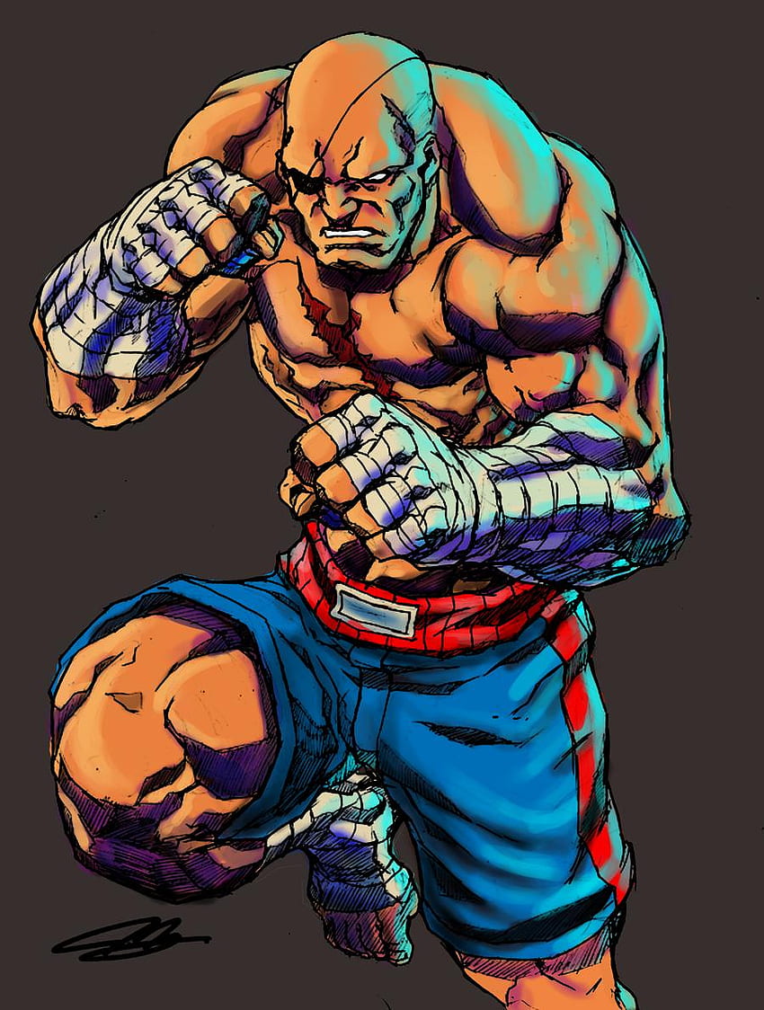 sagat by ngboy. Street fighter characters, Sagat street fighter, Street fighter HD phone wallpaper